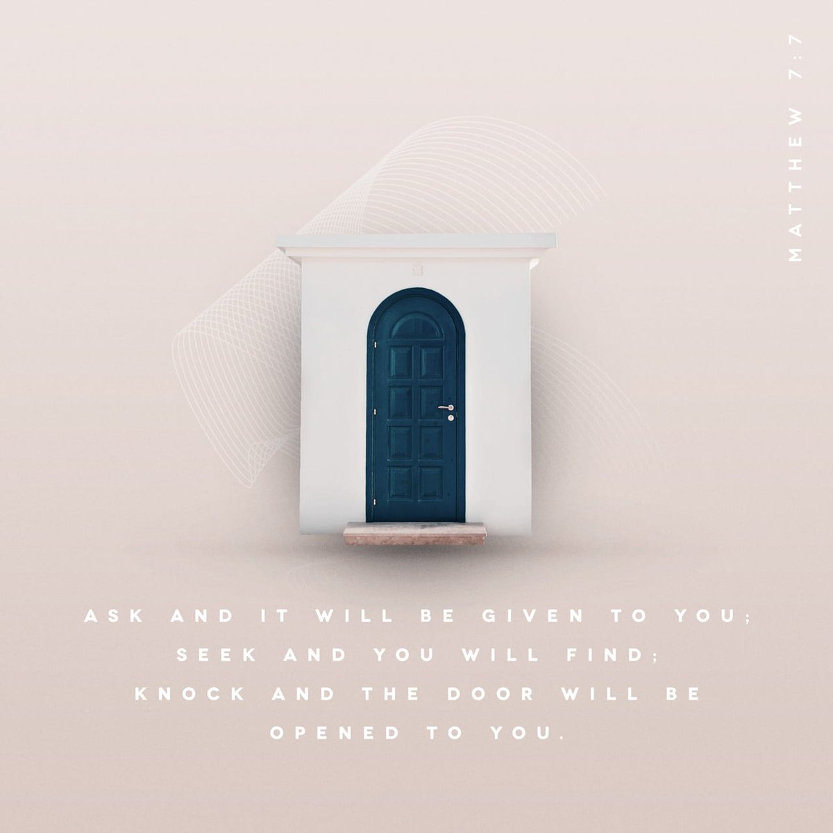 Daily_Bible's tweet image. “Ask and it will be given to you; seek and you will find; knock and the door will be opened… bible.com/111/MAT.7.7