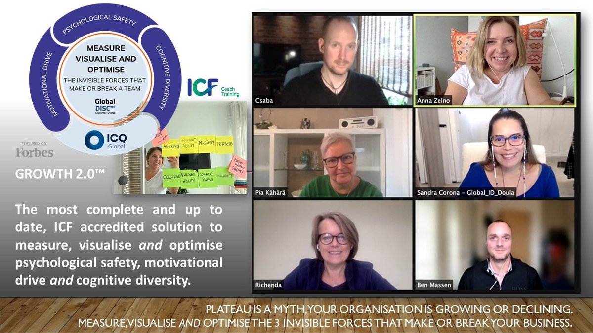 ICQ_GLOBAL's tweet photo. Attending a certification course on a Saturday shows a special level of commitment to growth. That is exactly what happened last weekend when we learned how to measure, visualise and optimise the 3 invisible forces that make or break a team 👉https://t.co/6PryarpWNj
#globaldisc https://t.co/TaVdCcXM28
