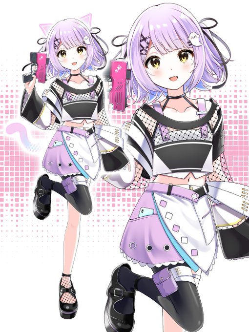 【お仕事】ぶいすぽっ!所属の紫宮るなちゃんの統一ビジュアルの衣装デザイン・立ち絵を描かせて頂きました...!
宜しくお願い致します!☪️🐾#紫宮るな 