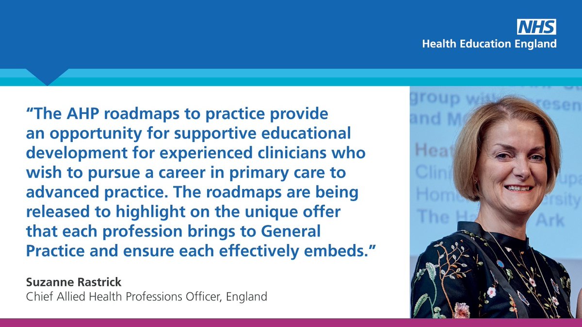 NHSE_WTE's tweet photo. The 'First Contact Practitioners and Advanced Practitioners in Primary Care - Occupational Therapy: Roadmap to Practice' is now live! 

To find out more and download the roadmap ➡️ https://t.co/OjbPLjFW63

@SuzanneRastrick
@theRCOT 
@PrimaryCareNHS

#RoadmapsToPractice #AP #AHP https://t.co/t5sqLWSg5S