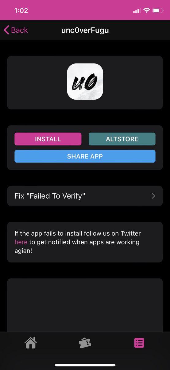 ZeusSigned's tweet image. Enjoy unc0ver Fugu #UntetherDay 🔥💜

getzeus.app