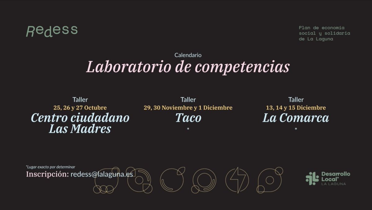 desdevic's tweet photo. Comienza #Redess La puesta en marcha del plan de #Economiasocial #ESS del @aytolalaguna_es @desarrolloll Durante las próximas semanas arrancan los #laboratorios de #competenciasciudadanas junto a @OFIC_coop en todo el municipio #LaLaguna #desarrollolocal #empleo #cooperativismo https://t.co/7HpKDHE5le