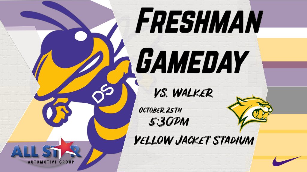denhamspringsFB's tweet photo. FRESHMAN GAMEDAY!

Tonight, the Freshman take on the Walker Wildcats at home. Kickoff is at 5:30 pm

@RobDeArmond @DSHSJackets @dsjacketstv @FambroughAdv @RecruitLouisian @allstarautoLA

#W1NasONE #Part2 #DenhamStrong #ThisOneIsForSmitty https://t.co/xYMajwGSoq