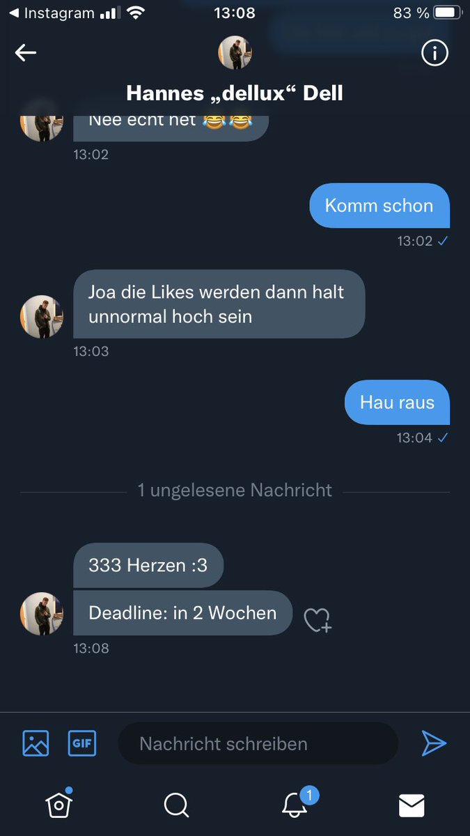 JUNGS ICH BRAUCHE DIE HILFE VON EUCH ALLEN.
JEDEM DER LIKED UND/ODER RETWEETED BIN ICH UNENDLICH DANKBAR WIR DÜRFEN <a href="/Hdellux/">Hannes „dellux“ Dell</a> NICHT GEHEN LASSEN!!!