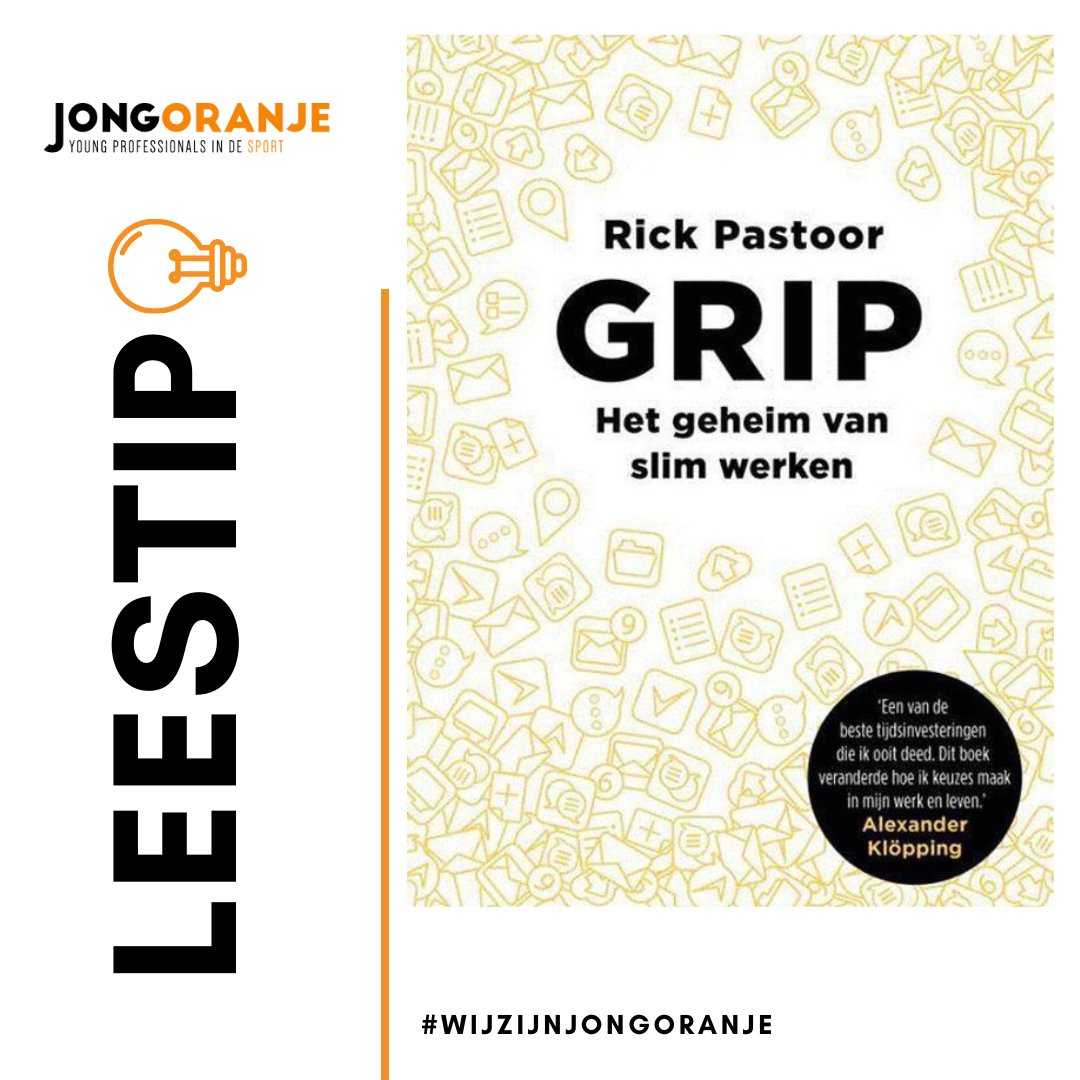 📚 | LEESTIP
•
👟 GRIP - Het geheim van slim werken door Rick Pastoor
•
In dit boek leer je hoe je rust en richting in je werkweek krijgt. En hoe je jezelf kunt uitdagen, ook al ben je druk. Het resultaat? Je gaat niet alleen efﬁciënter aan de slag, maar vooral effectiever.💡
