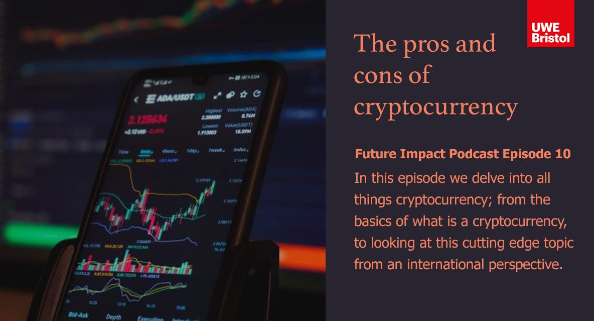 UWEBusinessSch's tweet photo. Delve into the world of cryptocurrencies in our latest Future Impact Podcast where we are joined by @UWEBristol's experts @henry_hillman and @dr_plegg, alongside @MazeltovIJ's @AngeliqueJuli10 providing an international perspective.

👂 Listen here: https://t.co/2MoKIhc53Q https://t.co/swTElADYCx