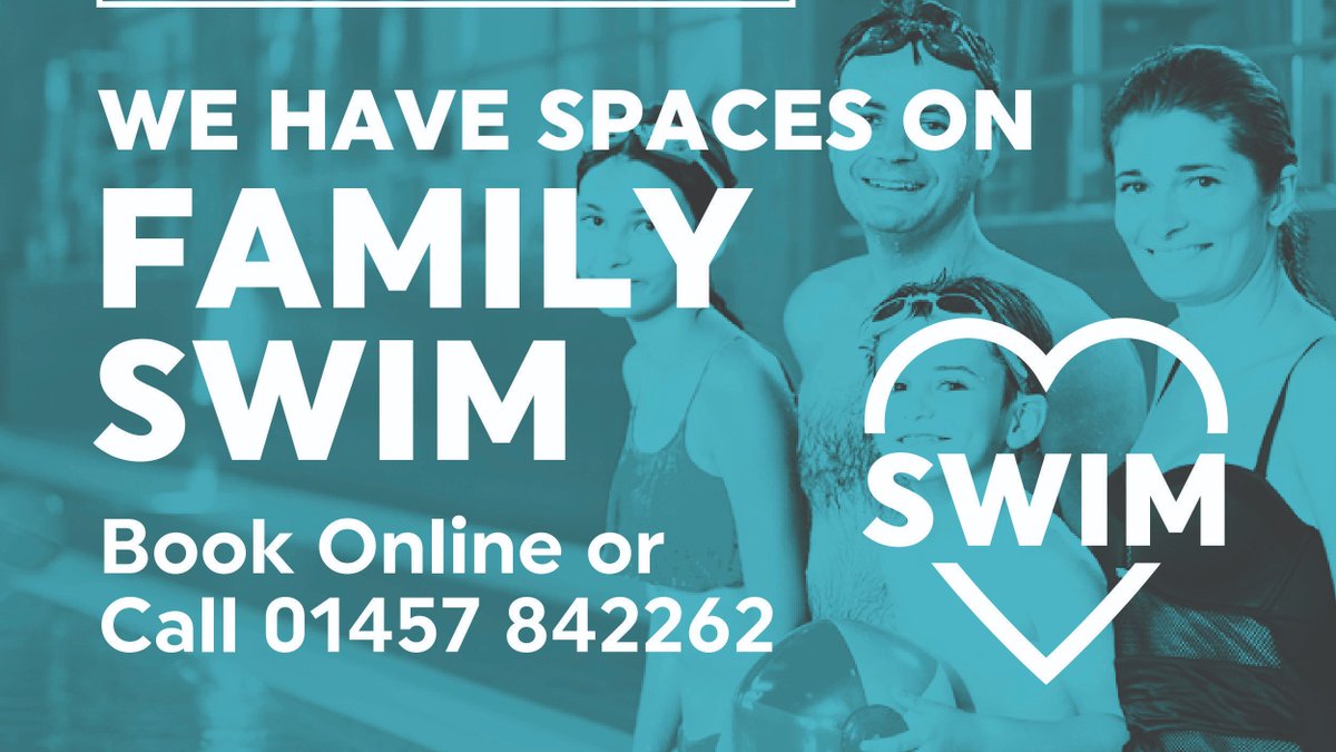 WE HAVE LOTS OF SPACES ON FAMILY SWIM 
Tuesday: 09:00-09:55 - 40 SPACES
Tuesday: 10:00-10:55 - 27 SPACES 
💻 Book via the website - bit.ly/3jzLzlU
📱 or call 01457842262 to book a session 
#TeamGSP #YourLocal #SwimmingPool #GlossopSwimmingPool #FamilySwimming