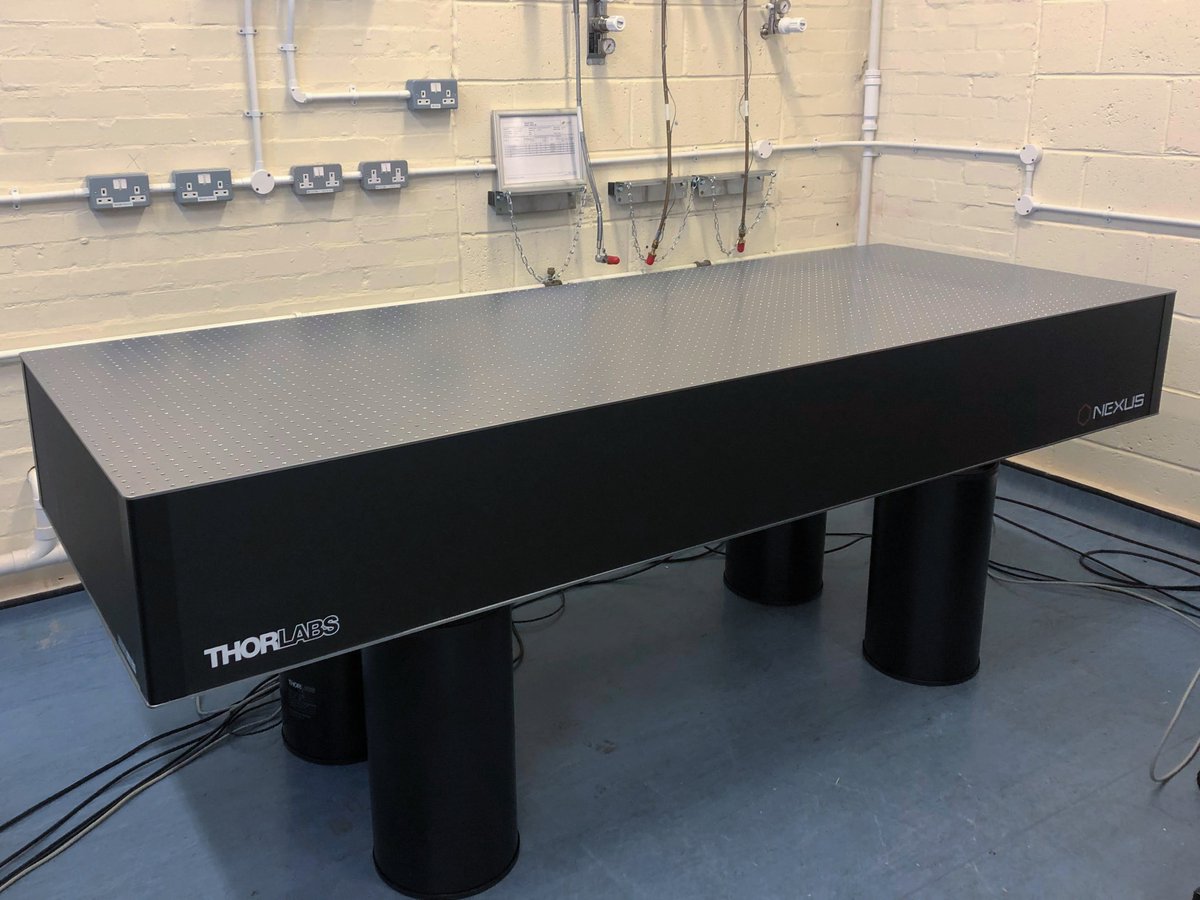 The optical table was simply thought of as a practical step towards our new fs-LA-LIBS system... until it arrived. It is a thing of beauty!  Hundreds of kg of stability, and just🤩.  

More great design in lab infrastructure, please!