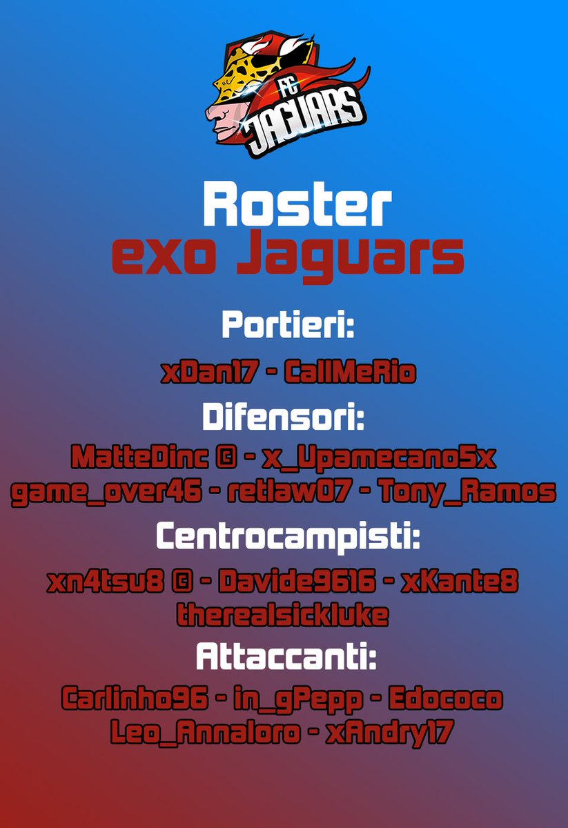 eXo Jaguars tweet media