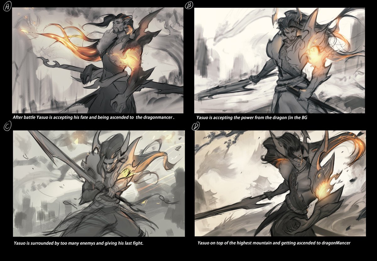 Truth and Dream Dragon Yasuo Splash Concepts by Chenwei Pan https://t.co/CFa9IeVZdb 