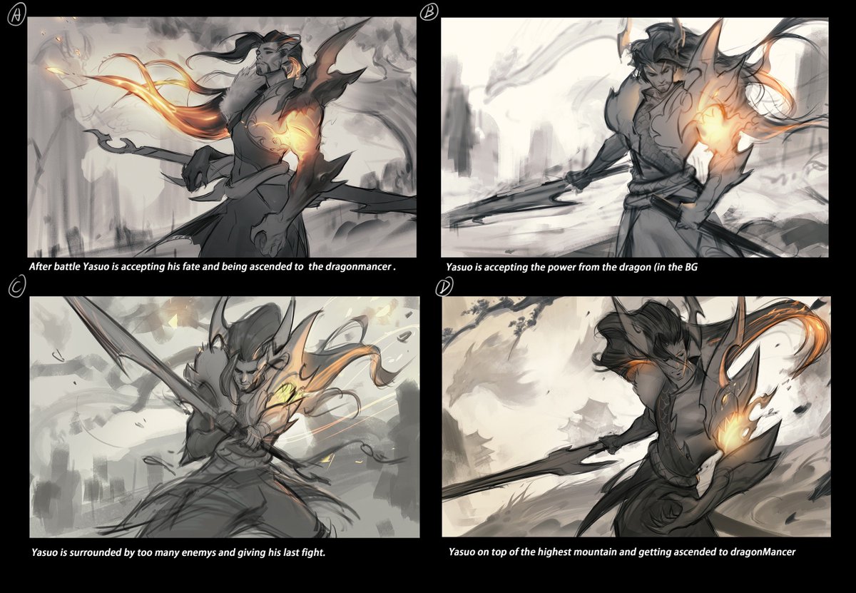 Truth and Dream Dragon Yasuo Splash Concepts by Chenwei Pan https://t.co/CFa9IeVZdb