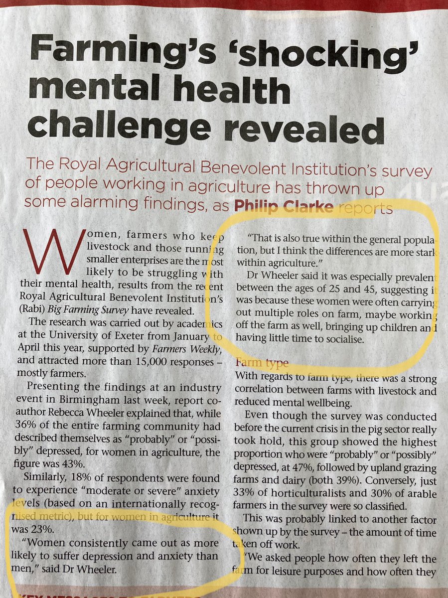 The mental, emotional and physical load for women in farming families is huge and largely goes unrecognised. Don’t suffer in silence, if it gets too much then talk to someone, there’s no shame in admitting you’re struggling sometimes