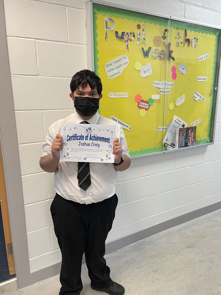 P7Transition's tweet photo. Well done to Craig and Joshua for getting a certificate of achievement from Art - fantastic effort boys! ⁦@ht_springburn⁩ ⁦@springburnacad⁩ ⁦@CreativeArtsSA⁩ https://t.co/hBPPnX55DS