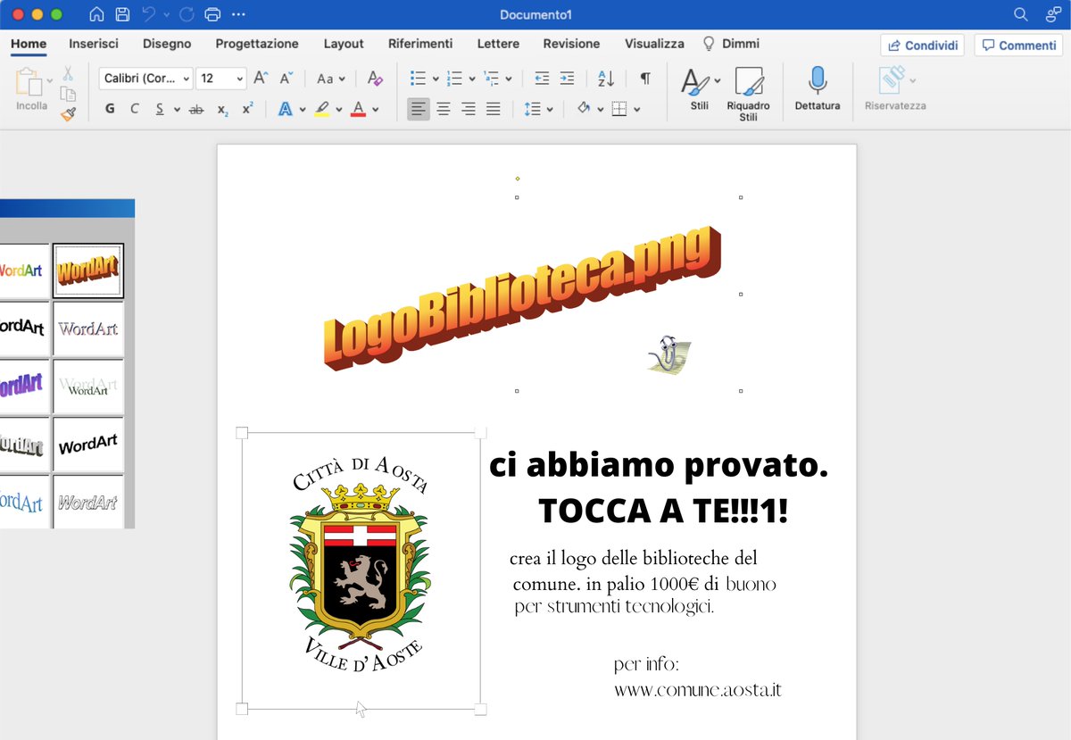 ComunediAosta's tweet photo. #wewantyou: concorso di idee “Il mio l(u)ogo” per la realizzazione del logo rappresentativo delle biblioteche comunali.  https://t.co/QLVXh6MGmR https://t.co/AWQwqo0mNt