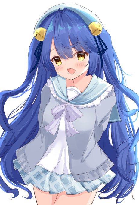 制服のあまみゃ🎐💙 #絵こころ 