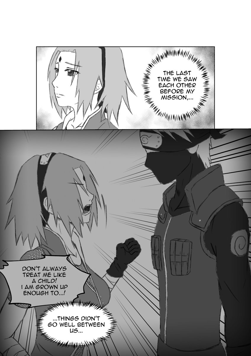 kazumiartwork's tweet photo. Cherryblossom Sakura - #kakasaku #Douji 
CHAPTER 1 - Part 2/7
#naruto #kakashi #sakura #kakashihatake #sakuraharuno #doujinshi #webtoon #webcomic https://t.co/VXZBOu7Spj