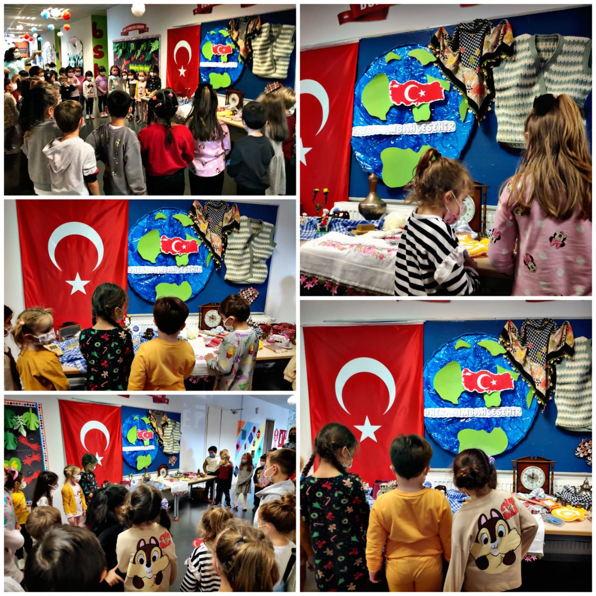 Bahçeşehir Koleji Bademli Kampüsü Okul öncesi öğrencilerimizin Dünya vatandaşlığı dersinde ilk durağı Türkiye🇹🇷
 Ülkemizin çeşitli bölgelerini zenginlikleri ile birlikte tanıdık. Atatürk'ün Türk toplumu için yaptıklarını hakkında bilgi edindik.🇹🇷🇹🇷