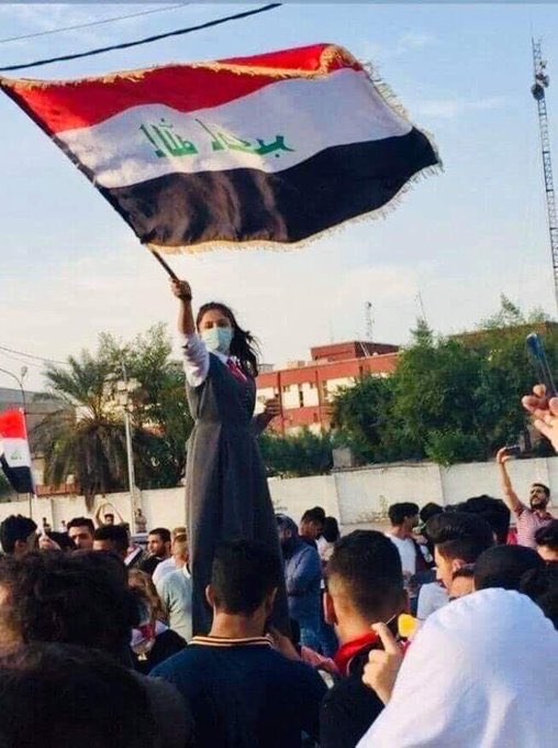 تشرين الكرامة والعزة
الى روح صفاء السراي ورهام سعيد وعمر سعدون  وجميع الشهداء الخلود .