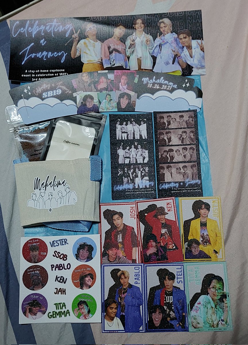 ATin_Eina14's tweet photo. Thank you @streamerbabes19.
Already received my kit for the online CSE earlier this afternoon. 
Ngayon lang naopen, and nakakatanggal ng stress nung makita ko na sila. 

@SB19Official #SB19 
#SB19KenBazingaTeaserClip 

#RAWRAwardsS2021 #RAWRATIN https://t.co/SMeWHsl5JF