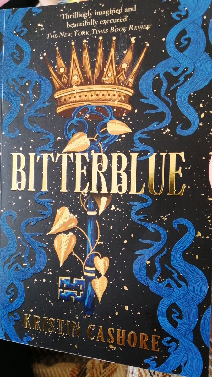 FoundChrissie's tweet photo. Half terms are for reading ❤️📖📚 @kristincashore I'm loving book 3 in the series #BooksWorthReading #books #halfterm https://t.co/b6PLtn8jmi