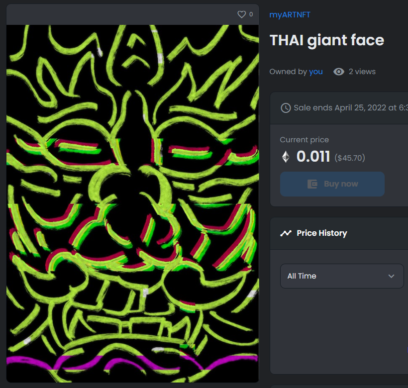 ArotSos's tweet photo. NEW DROP 🔥 NEWART THAI GIANT FACE 0.011ETH  
📌🛒https://t.co/fv03Rj7iTS 
#NFT #NFTdrops #NFTdrop  #NFTCommunity #opensea #nftcollectors #NFTthaiartist #NFTTHAILAND #NFTthai https://t.co/9veIaO85aS