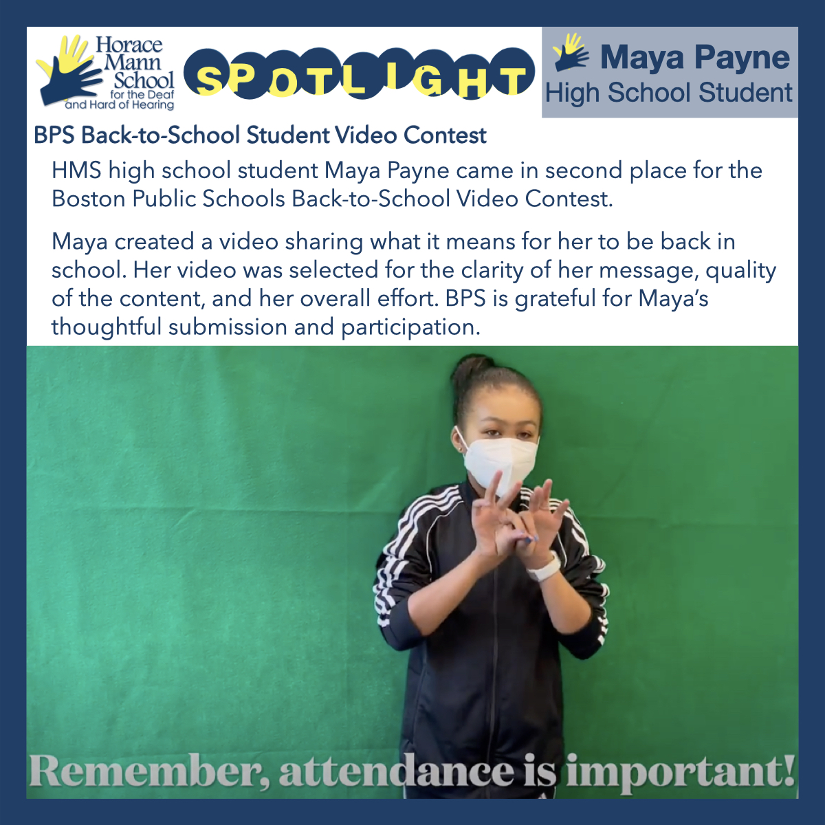 Horace Mann School for the Deaf & Hard of Hearing tweet media