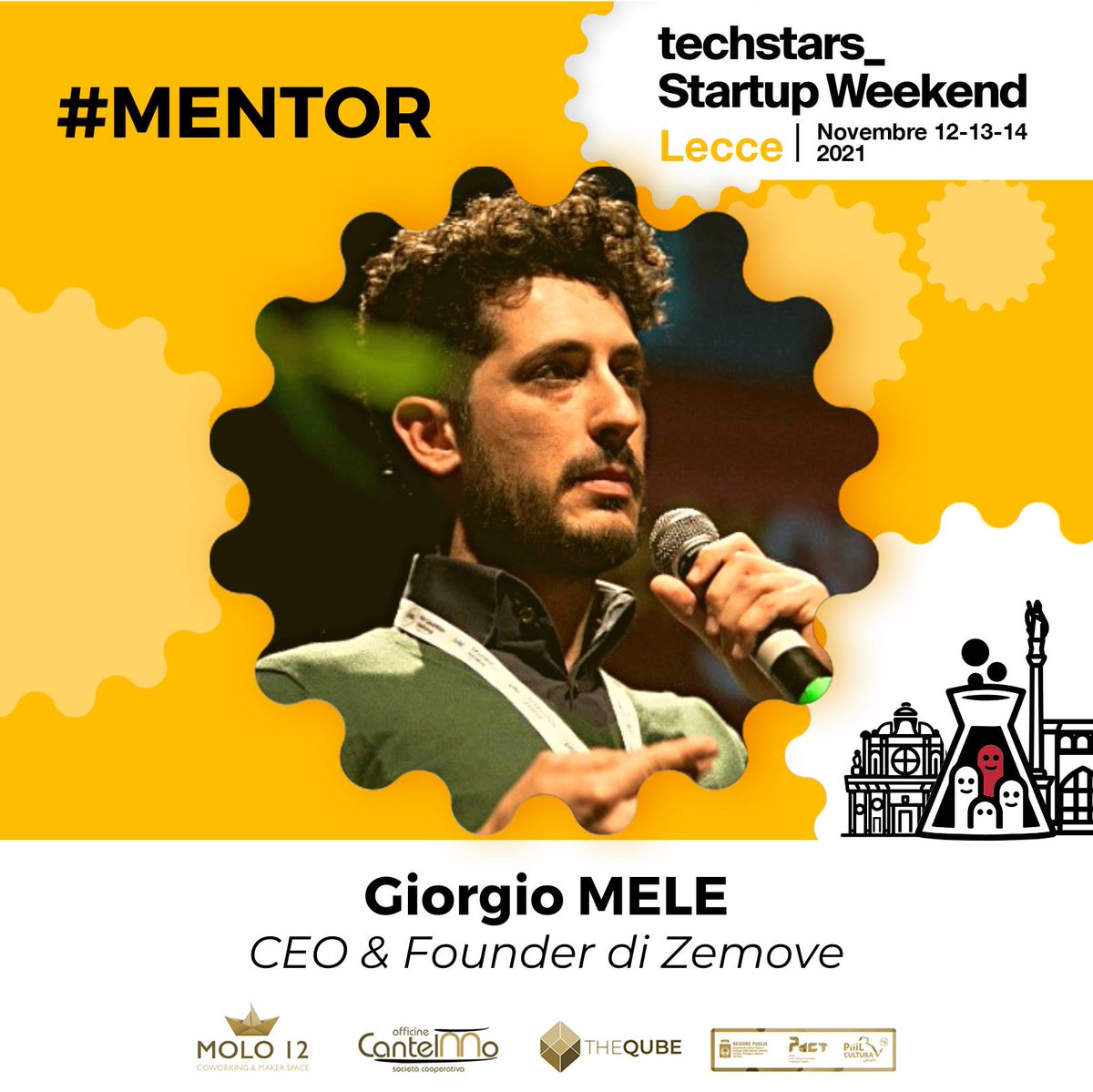 🍃 Oggi vi presentiamo chi ha fatto della mobilità #sostenibile uno scopo di vita: <a href="/GiorgioMeleLE/">Giorgio Mele</a>, CEO di <a href="/Zemove/">zemove</a> e #mentor di #SWLecce2021.

Hai un'idea #green? Giorgio è il punto di riferimento adatto a te! 

Acquista il tuo biglietto PROMO➡️tinyurl.com/5bjpja9s