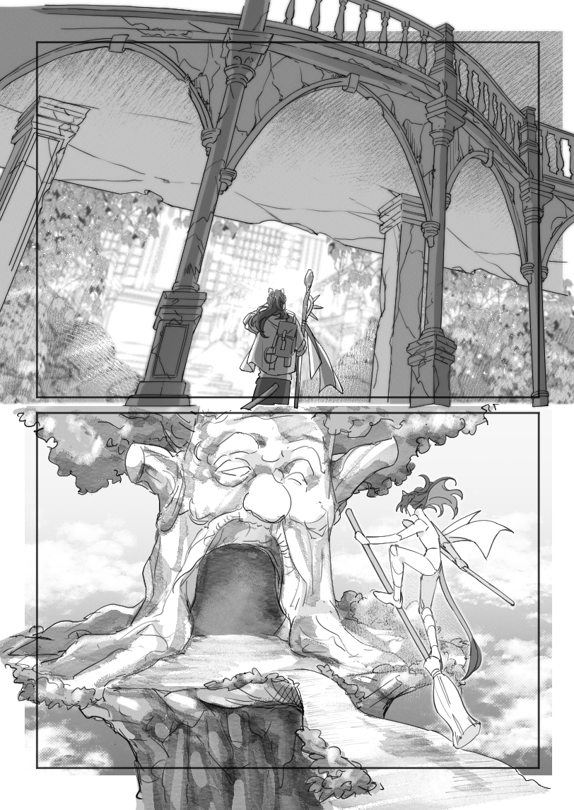 レオナ探検記録(1/2)
※多大な捏造
※ラフのため素体で描いています(全裸じゃない)
※以前描いた成人の儀の派生です 