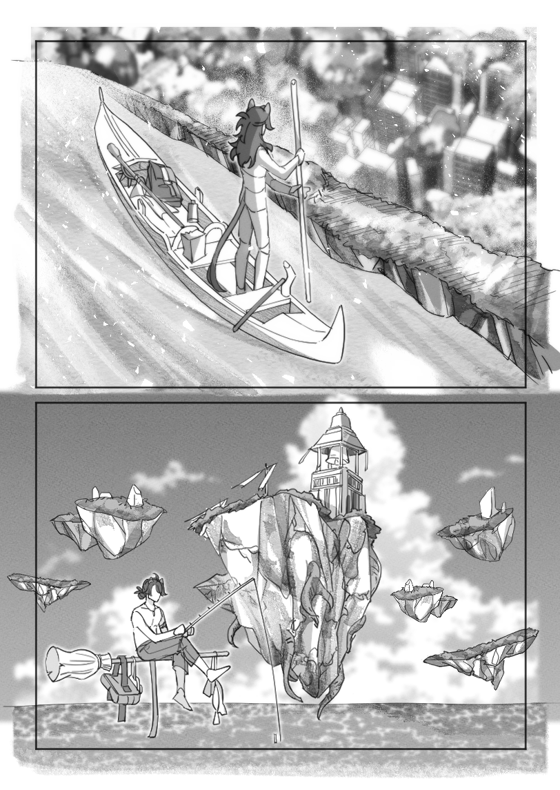 レオナ探検記録(1/2)
※多大な捏造
※ラフのため素体で描いています(全裸じゃない)
※以前描いた成人の儀の派生です 