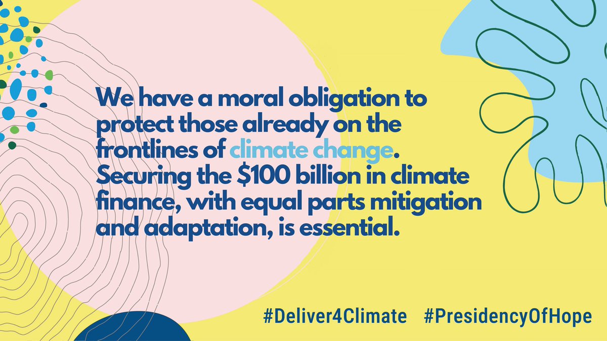 UN_PGA's tweet photo. “Small Islands and other vulnerable countries will not be the world’s litmus test for climate impacts. It is immoral, impractical and a dangerous gamble.”

I look forward to discussing adaptation at tomorrow's #deliver4climate event: https://t.co/hvR0BkI7wi

#PresidencyOfHope https://t.co/gPoVxBFScu