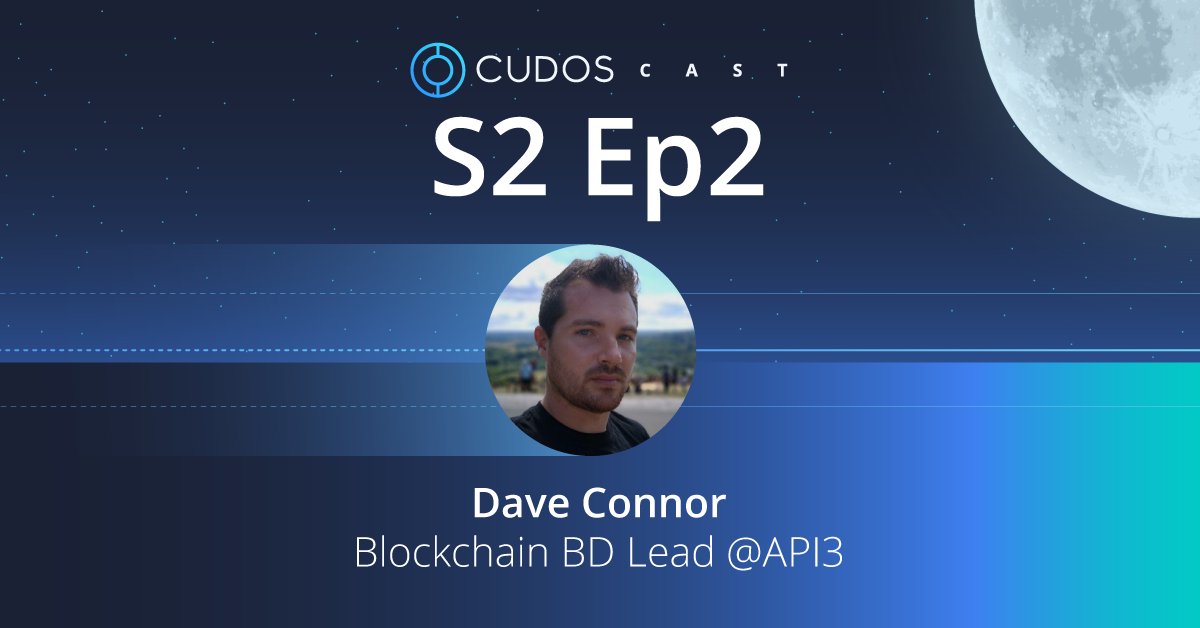CUDOS_'s tweet photo. In the latest episode of #CudosCast, we chat to Dave from #API3 about #dataoracles, #dApps, #web3 and the future of #blockchain tech. This technical episode will give you deeper insight and understanding into some of these key terms. 

Listen here🎧 
https://t.co/g6z7XHIbHv https://t.co/OXlzMFpOPk