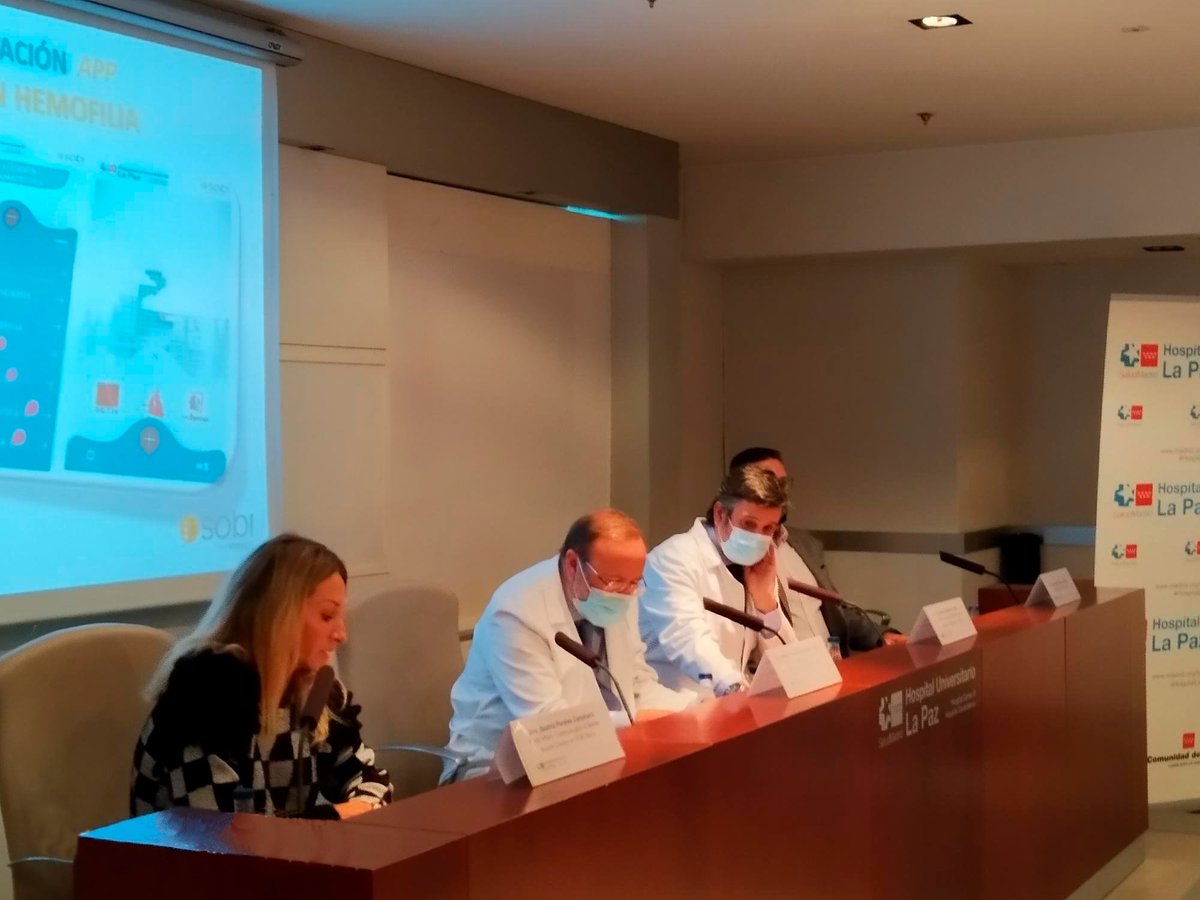 Sobi_Iberia's tweet photo. En Sobi, @HospitalULaPaz, @hemofiliamadrid y @fedhemo nos alegramos de presentar la app "Vivir con #Hemofilia", disponible para Iphone y Android. Accede a información y consejos aplicables al día a día de pacientes y familiares. Descubre una nueva forma de vivir la #hemofilia 🩸 https://t.co/8gSLlzHHel