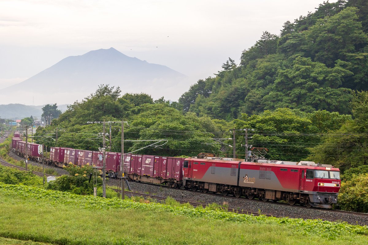 Satosshii's tweet photo. #みんなで開催するJR貨物車両展覧会
#ECO_POWER_桃太郎
#ECO_POWER_金太郎
#RED_THUNDER
#BLUE_THUNDER https://t.co/PSUMclw8Ls
