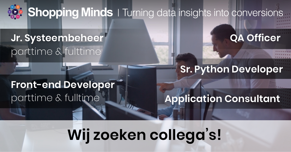 shoppingminds's tweet photo. Inmiddels zijn een aantal van onze vacatures gevuld. We hebben echter nog steeds een aantal functies openstaan!
Kijk op https://t.co/sHogZ6CDI3 voor meer info. 
#vacature #collegagezocht #systeembeheer #frontend #QA #Python #developer #manager #consultant https://t.co/qjjLi1IrsO