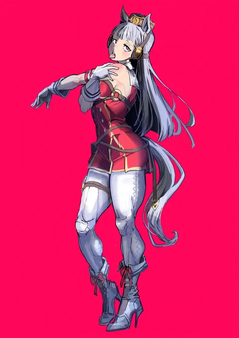 #今年も残りわずかなので今年一番伸びた絵を貼る見た絵描きさんも強制でやる
「筋肉ウマ娘シリーズ」の1人目🏇💪
5.4万❤は超えられない壁…。 