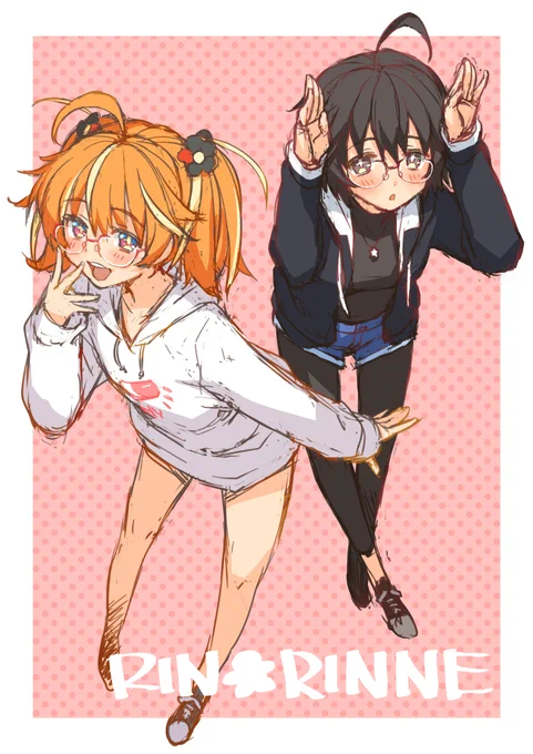 クラハで聞いたVtuberさん見に行ったら可愛かったので描いたぞい #りんりんね美術館 
