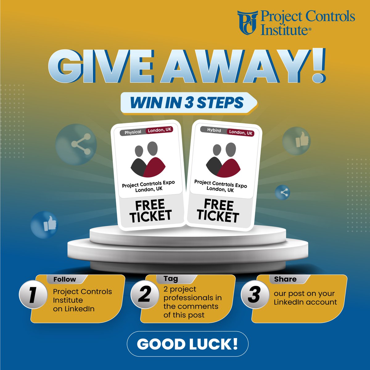 PCI_Internatio's tweet photo. @PCI_Internatio gives you 𝟑 𝐞𝐚𝐬𝐲 𝐬𝐭𝐞𝐩𝐬 𝐭𝐨 #𝐰𝐢𝐧 𝐭𝐡𝐞 𝐭𝐢𝐜𝐤𝐞𝐭𝐬 You can participate in the giveaway until October 31st. The winner will be announced on November 3rd on the PCI LinkedIn page.
https://t.co/WVmMlraw8Z https://t.co/rFel4CFCFQ