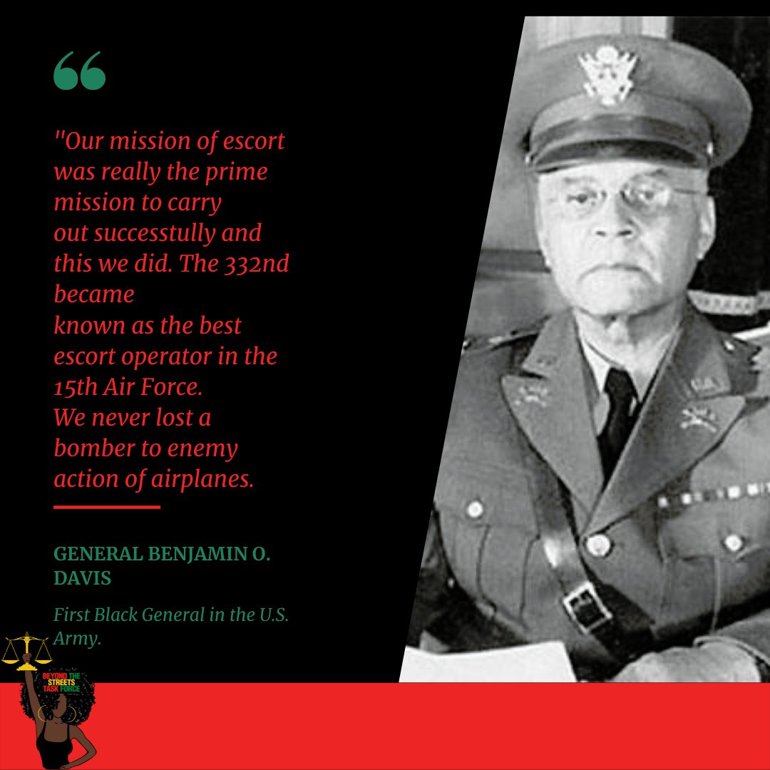BTSTASKFORCE's tweet photo. This Day in Black History: Oct. 25, 1940

Benjamin O. Davis Sr. became the U.S. Army’s first African-American general on Oct. 25, 1940.  #blackhistory #blackhistory365 #africanamerican #army #benjaminodavis https://t.co/Pjn1k8Semm