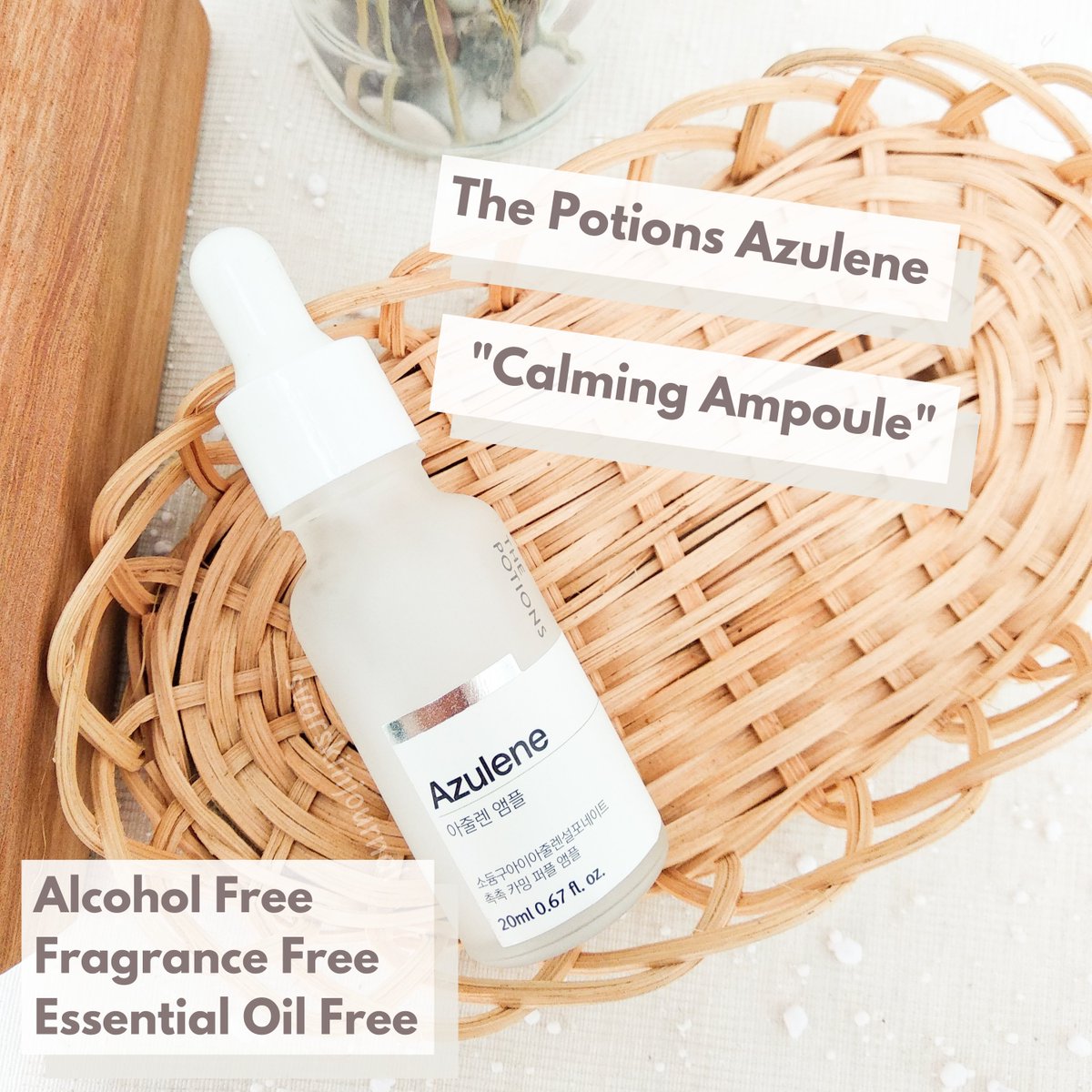 nsvrn_'s tweet photo. Yang lagi cari skincare buat calming, merapat yuk 😋
💜 The Potions Azulene Ampoule 💜
Punya milky watery texture yang lembabnya gausah ditanya lagi 😆
#racuninskincare #NaReview https://t.co/CNWHNvcEul
