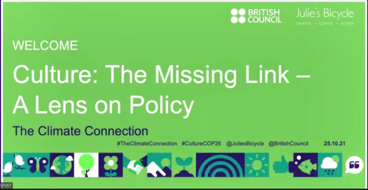 CultureLPool's tweet photo. #BehindTheScenes | We are delighted to join this afternoons #TheClimateChange session with @JuliesBicycle @BritishArts to discuss culture and the arts as the missing link in tackling climate change #CultureCOP26 https://t.co/ZOsa3xEyvB