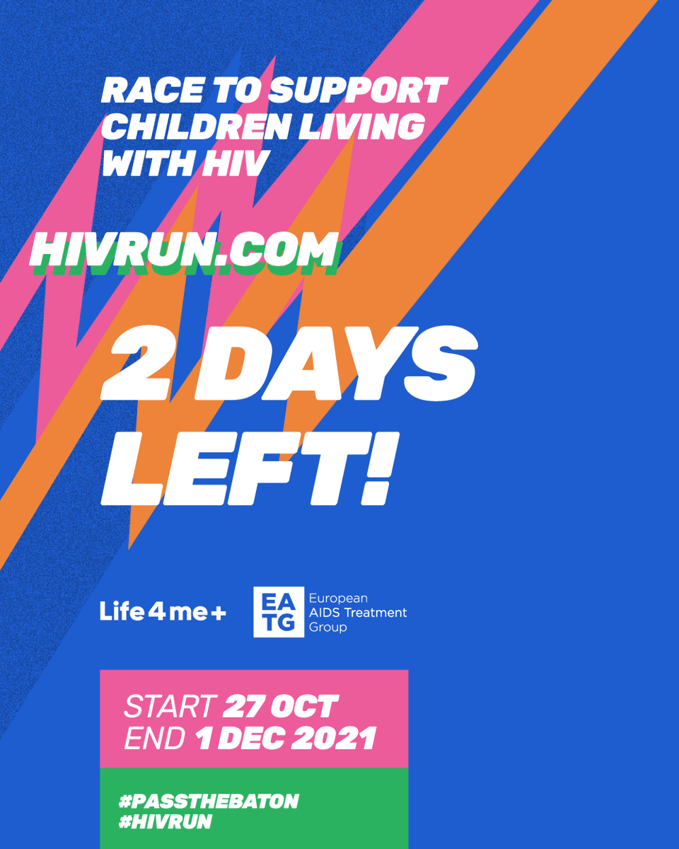 EATGx's tweet photo. 🏃🏽‍♀️The race to support children living with #HIV in the #EECA region kicks off in 2⃣ days!

To learn more, check out https://t.co/krZF2PSn6n

🤝 Co-organised by @Life4meplus and @EATGx 

#hivrun
#passthebaton
#EACS2021 
#EATGatEACS2021 https://t.co/4l5enNWM1F
