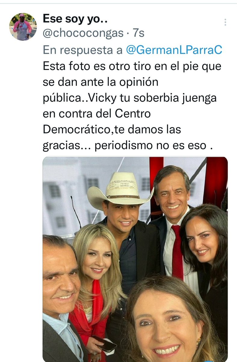 chococongas's tweet photo. @AForeroM Tiró en el pie https://t.co/3e0AfuRRTf