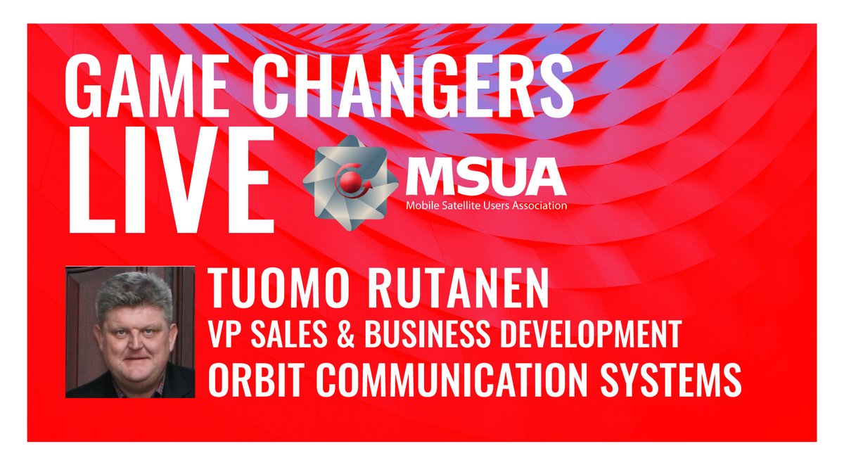 OrbitCS's tweet image. Tune in, Wed 27. Tuomo Rutanen will join MSUA's Game Changers LIVE to share his view of the future of satellite mobile connectivity
09:30 PDT 12:30 EDT 17:30 BST
LinkedIn: hubs.ly/H0-07T40
#satellite #mobileconnectivity#orbitcs
