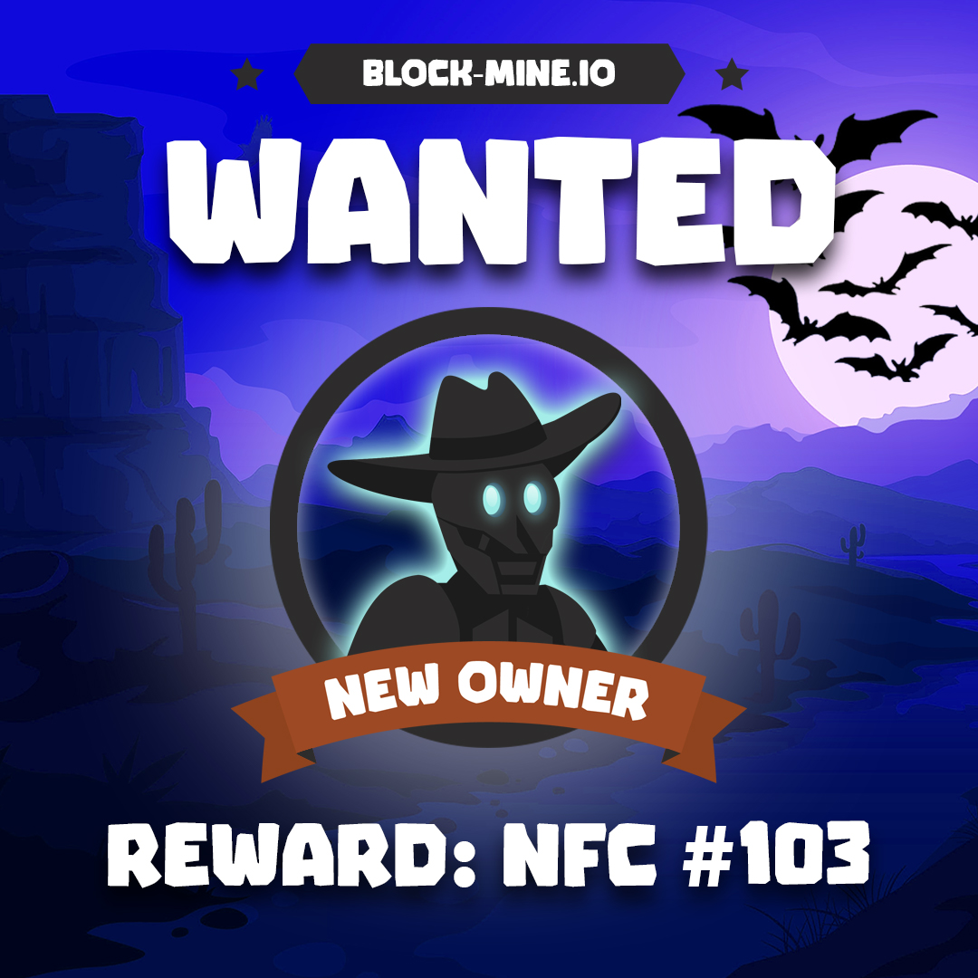 Howdy Everyone! ⛏️

In Return to all your efforts and to celebrate our Ride from an amazing #Uptober to a even more exciting #Moonvember we’re giving away one of our unique T4 ROBOT NFC’s!🤖🤠

👇ENTER HERE👇:
sweepwidget.com/view/36671-hic…