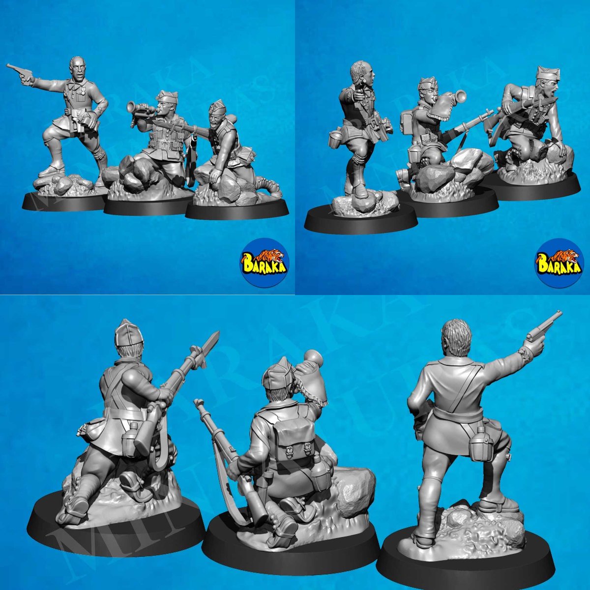 GamesBaraka's tweet photo. Aquí están el resto de las fotos de las referencias de este mes. ¡Ya queda muy poquito! #WarGames #colonialwars #guerradelrif #guerracivilespañola https://t.co/XTQ77nvaup