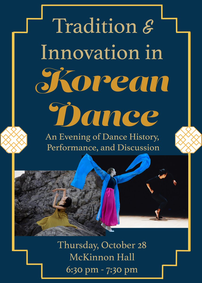 ElonMFS's tweet photo. We are looking forward to Thursday's lecture-demonstration event featuring the fruits of senior #MultifaithScholar Emily Wilbourne's (@emilypwilbourne) two-year, interdisciplinary undergraduate research project on the  ​Seungmu dance form in South Korea. @ElonGlobal @CRGE_Elon https://t.co/nMwvf5xGuN