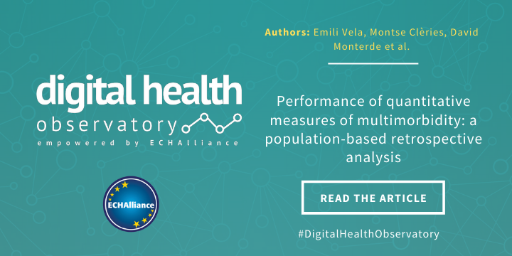 ECHAlliance's tweet photo. [#DigitalHealthObservatory 📘]

Read this #preprint on @researchsquare: Performance of Quantitative Measures of Multimorbidity: A Population-Based Retrospective Analysis.

Discover more here 👇
https://t.co/xyVjKryMSy https://t.co/r2qq8MzXYP