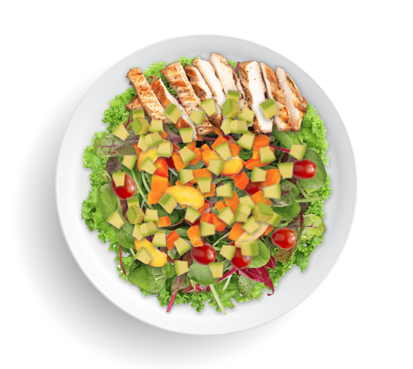 AmberGrunewald's tweet photo. Look at this salad that I built! Mix and match ingredients – it’s always good #AvocadoSaladBar https://t.co/z7KqfiQGu2 https://t.co/o7EGfJfZNV