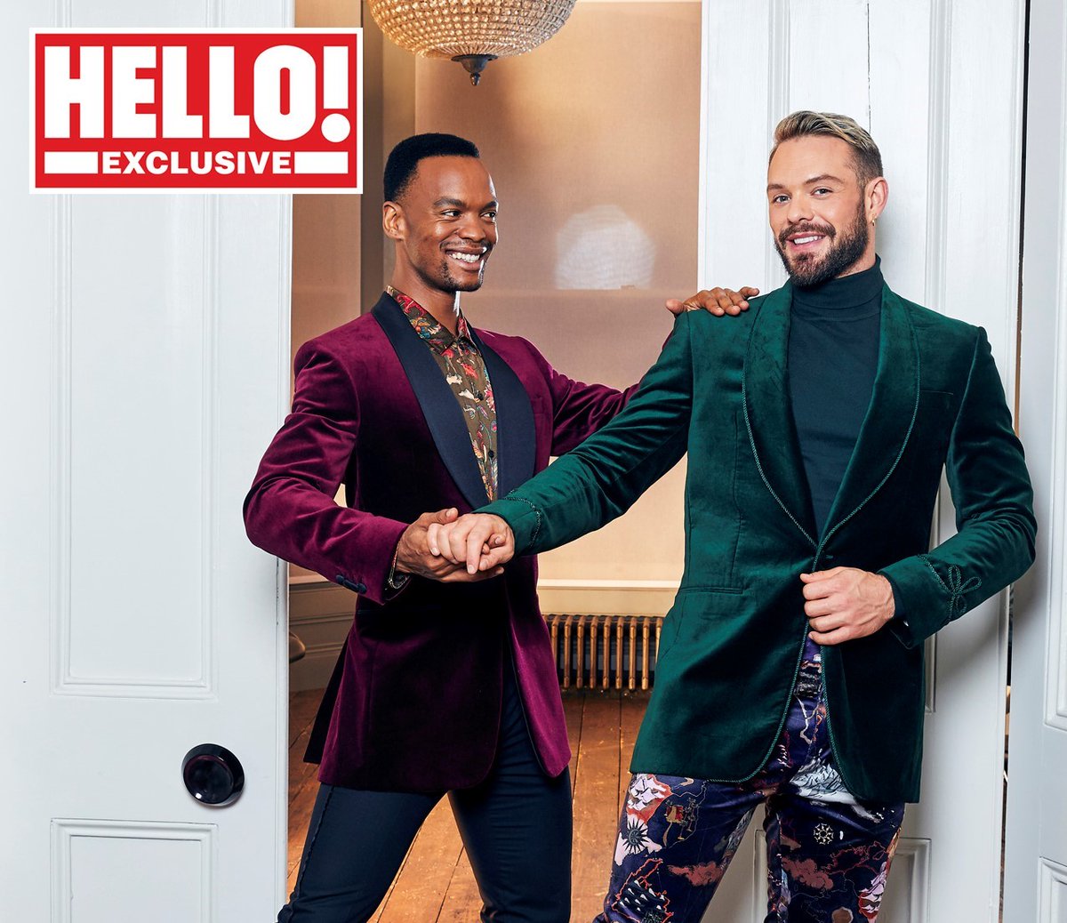These fab-u-lous boys <a href="/jojo_radebe/">Johannes Radebe</a> @john__whaite continue to set the ballroom on fire. Check out our exclusive interview and shoot in <a href="/hellomag/">HELLO!</a> <a href="/nickyJphoto/">nicky Johnston</a> @summerdyason <a href="/bbcstrictly/">BBC Strictly ✨</a>