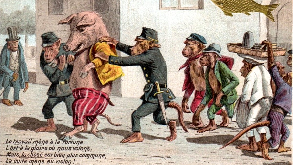FrPittoresque's tweet photo. 🔵 𝗙𝗔𝗨𝗡𝗘 | #Sentences contre des #pourceaux et lettres de grâce. Au Moyen Âge, porcs et truies courant en liberté dans les rues dévoraient parfois des enfants : l’animal était alors traité comme un « délinquant » ➽ https://t.co/w2Pvv7Jup8 https://t.co/a5c4ALVXNu